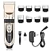 Hair Clippers - Nicewell Low Noise Hair Clippers for Men Kids, Cordless Hair Trimmer Grooming Kit with 8 Attachment Guide Combs for Hair Cutting