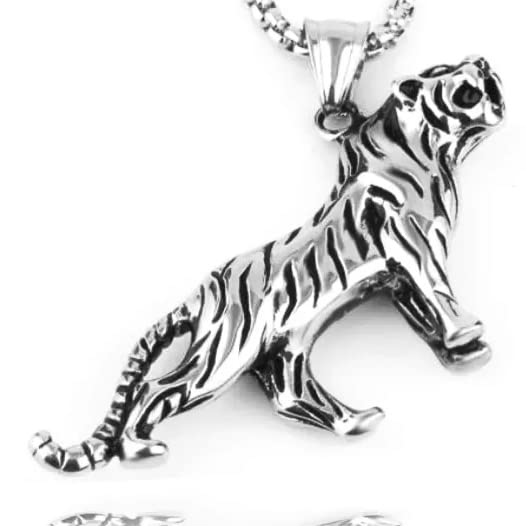 See full amazon price history chart for THE MEN THING TIGER KING - Alloy Pendant with Stainless Steel 24inch Round Box Chain, American trending Style for Men & Boy, 24 inch THE MEN THING TIGER KING - Alloy Pendant with Stainless Steel 24inch Round Box Chain, American trending Style for Men & Boy, 24 inch (B0B5HKLRCY) Amazon Price History, Amazon Price Tracker