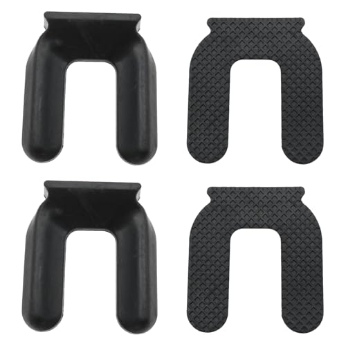 4 Pcs Furniture Wheel Stop Rubber Chair Wheel Stopper Bed Caster Stoppers Stopping Sliding Wheel Stop Pad Chair Leg Floor Protectors for Rolling Chairs Beds and Other Furniture(Small-5cm)