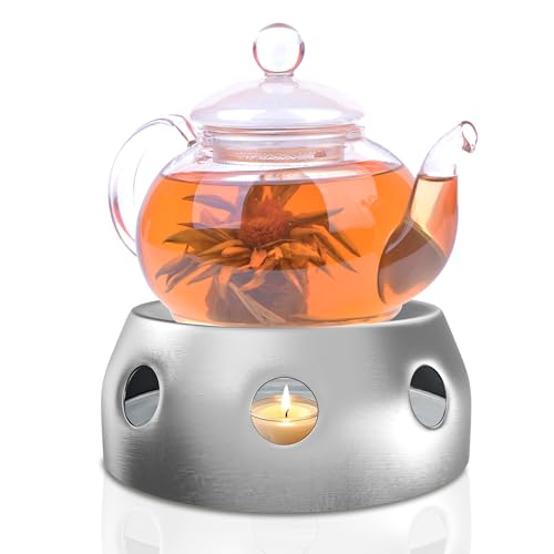 MoniDecor ® Quemador Alcohol Quemador Alcohol Camping Estufa de Alcohol para Camping y Infernillo Fondue - Portátil y Decorativo - Ideal para Uso en Exteriores e Interiores (Redondo)