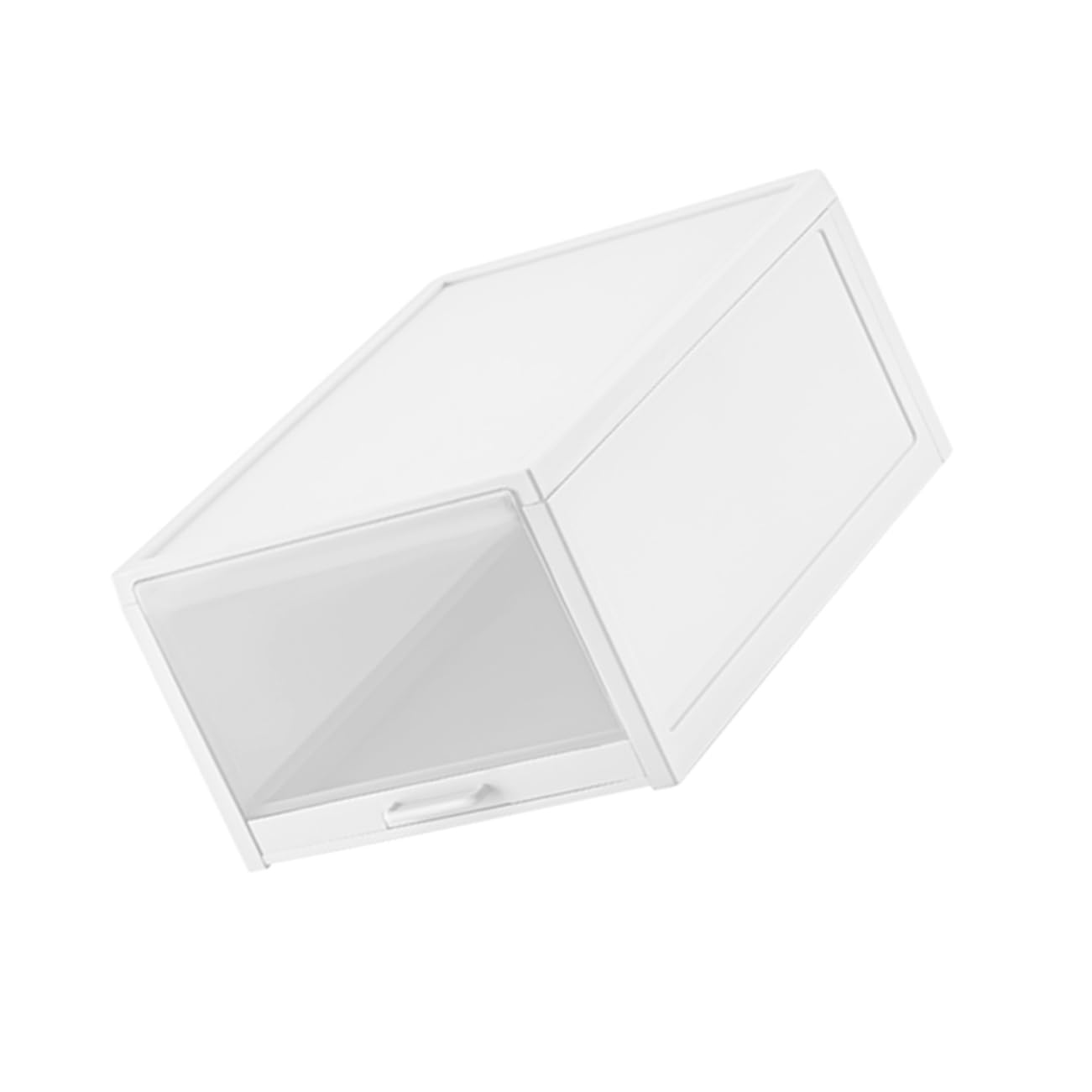 ABOOFAN 1pc Stackable Shoe Box Drawer Type Transparent Plastic Storage Container for Shoes Dustproof and Moisture Design for Home Dorm