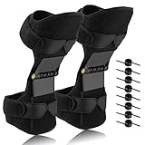 Isinlive Power Knee Stabilizer Pads - Power Leg Knee Joint Support, with 8 Extra Powerful Rebound Springs, Breathable Knee Booster Spring Knee Brace, Inspire Uplift Knee Brace