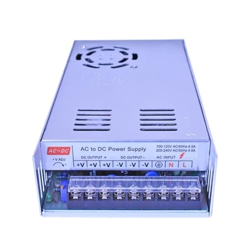 Alimentation 12v 33a pour équipement industriel et interrupteur de boîte à lumière