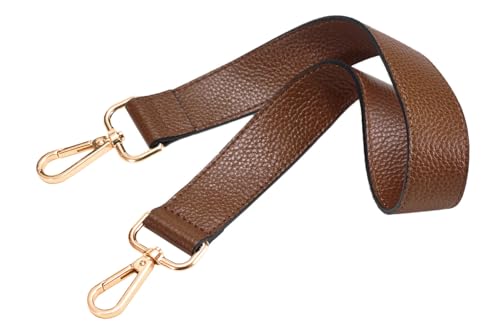 Image of 24.8 inch Leather Replacement Strap for Handbags Shoulder Bag with Metal Buckles