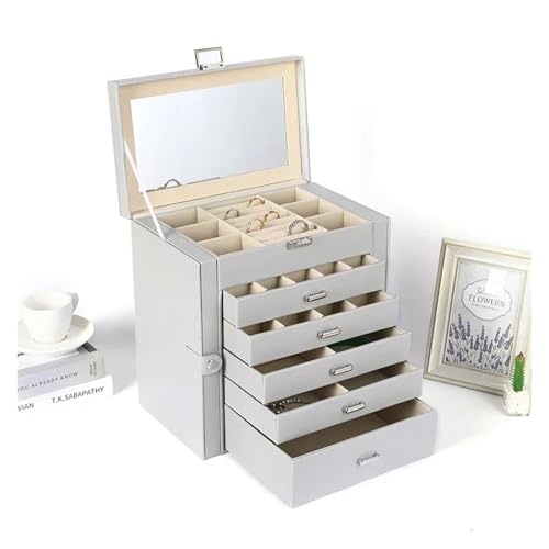 Boîte à bijoux de luxe champagne pour sublimer votre coiffeuse