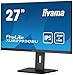 iiyama Prolite XUB2793QSU-B7 68,6cm 27" IPS LED-Monitor WQHD 100Hz HDMI DP USB3.2 Slim-Line Höhenverstellung Pivot Adaptive Sync schwarz