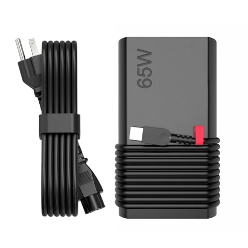 SZGUDULO 2025 New Slim 65W USB-C Laptop Charger Fast Charging for Lenovo Thinkpad/Yoga/Chromebook Computer Type C Power Cord Ac Adapter