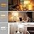 Luvkczc 24'' Table Lamps Set of 2, USB C+A Ports & 3-Color Temperature, Modern Nightstand Lamps for Bedroom, Living Room, Home Office, Pull Chain Switch & 2 LED Bulbs Included