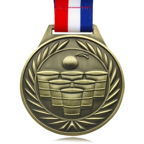YUJUE Beer Pong Medal，Beer Pong Game Prizes, Perfect for Family Gatherings, Birthdays, Concerts, Weddings, Barbecues, Beach Vacations and More