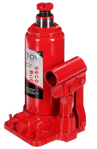 Cric bouteille 20 tonnes robuste SX compact avec vis réglable en acier