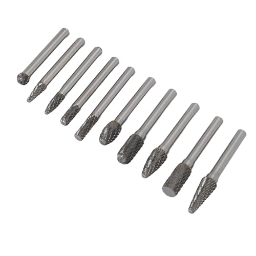 Juego de 10 Puntas Rotativas de Carburo de Tungsteno miniatura 7