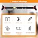 ‌Adjustable Pull Up Bar for Doorway, No Screw, 440 Lbs Weight Capacity, Portable Chin Up Bar with Bubble Level for Home Gym, Fits Doorways 27.6''- 42'', Strength Training Equipment