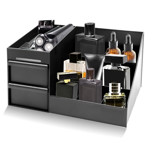 Cologne Organizer for Men Perfume Stand Organizer Dresser and Bathroom Organizers Countertop Perfume Organizers for Mens Room Decor Mens Bathroom Organizers and Storage Cologne Shelf Gifts for Men