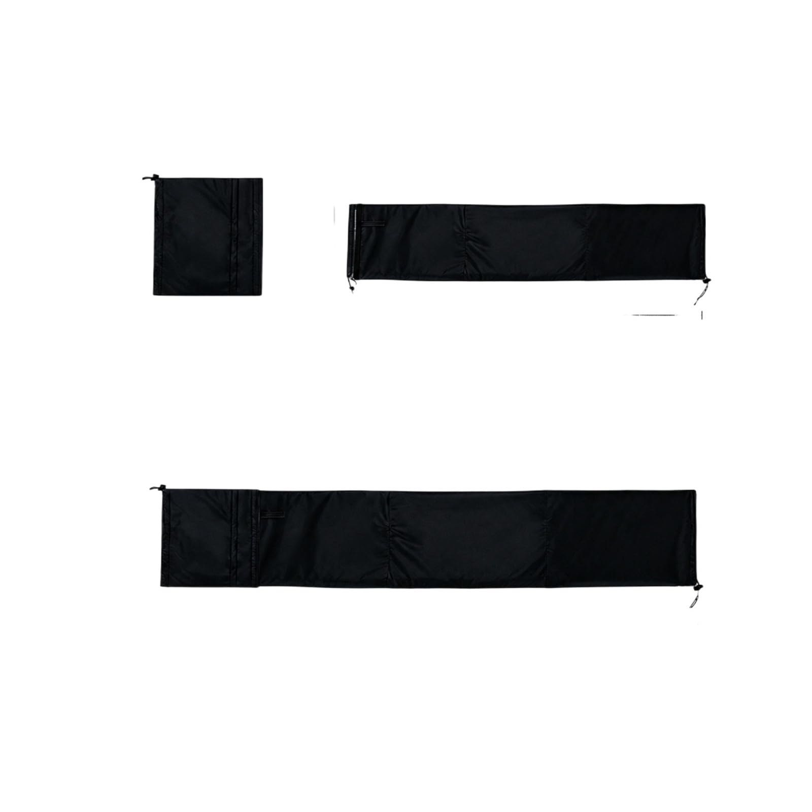 Shiketong Black Set Air Conditioner Hose Cover Waterproof Heat Insulation Dustproof Exhaust Pipe Protection Cover Energy Saving Adjustable Ac Exhaust Hose(Black Set)