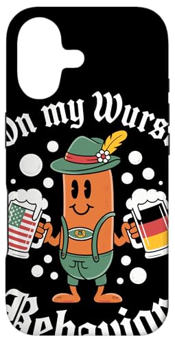 On My Wurst Behavior \[Z[WʔINg[o[tFXgr[ X}zP[X iPhone 17 p