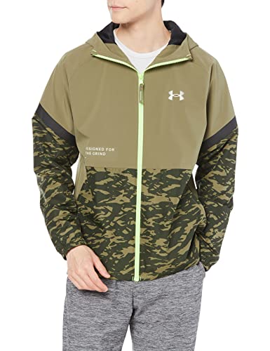 [アンダーアーマー] 野球ウーブンアウター UAヤード ストレッチウーブン フルジップ ジャケット メンズ Tent / / Gold XXL