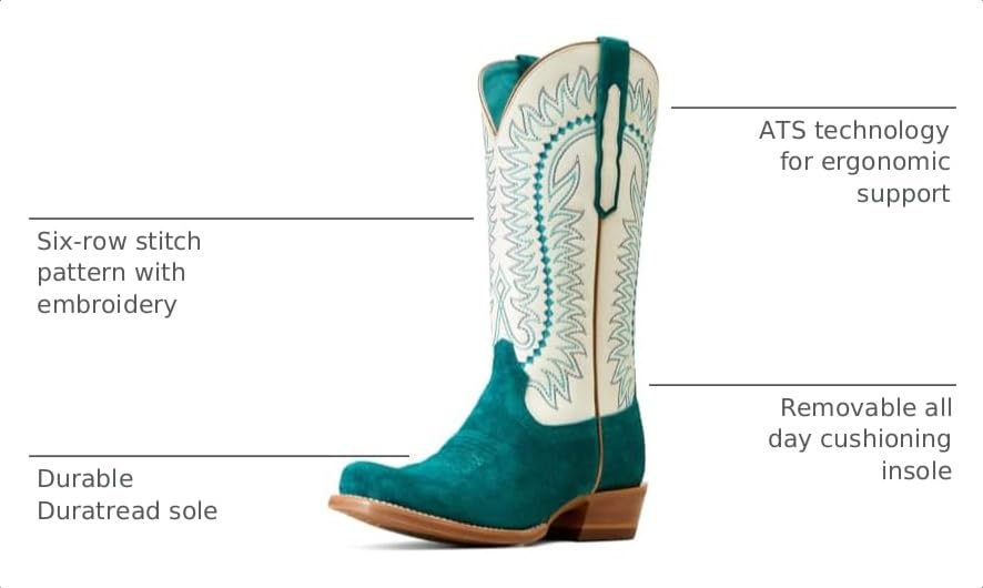 Image of ARIAT womens Derby Monroe Western Boot