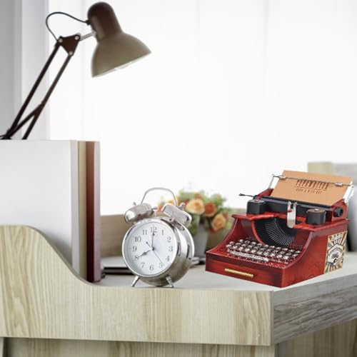 Fayemint Schreibmaschine Spieluhr, Vintage Schreibmaschine Stil mechanische Spieluhr, Vintage Spieluhr, für Dekoration des Büros, als Geburtstagshochzeitsgeschenk