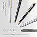 Cross Townsend Black Lacquer Ballpoint Pen with 23KT Gold-Plated Appointments (572TW) by Cross