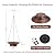 CaliDecor 12.6" Hanging Solar Bird Bath Metal, Metal Hanging Bird Bath with Solar Fountain for Outside, Hanging Birdbath Bubbler for Outdoors Backyard Patio Garden Decor, Bronze