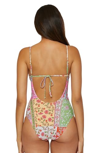 Lucky Brand Women's Seville Maillot One Piece Swimsuit, Adjustable, Bathing Suits3