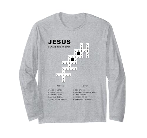 JESUS, Always The Answer ? Christian Faith Crossword Puzzle ����T�V���c