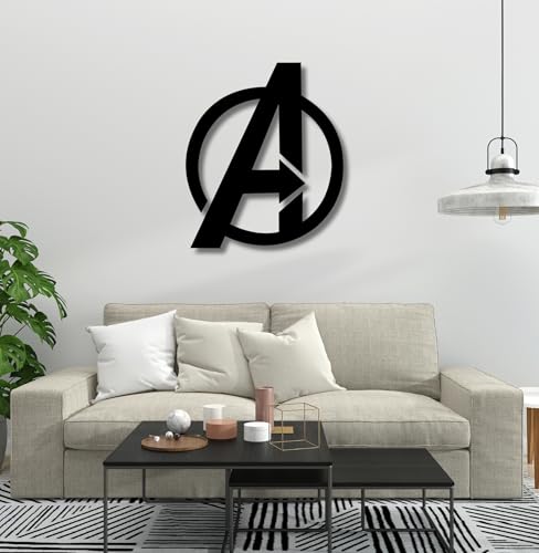 Image of TWIGGY Superhero MDF Wall Decor Art for Home, Office, or Gaming Room, Gift, Anime (pack of 1 | The Avengers)