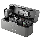 DJI Mic 3 (2 Sender, 1 Empfänger, Ladeschale), Kabelloses Lavalier Mikrofon für iPhone/Kamera/Android, Clip-on-Mikrofon für Videoaufnahmen, Tiktok, YouTube Podcast Content Creator