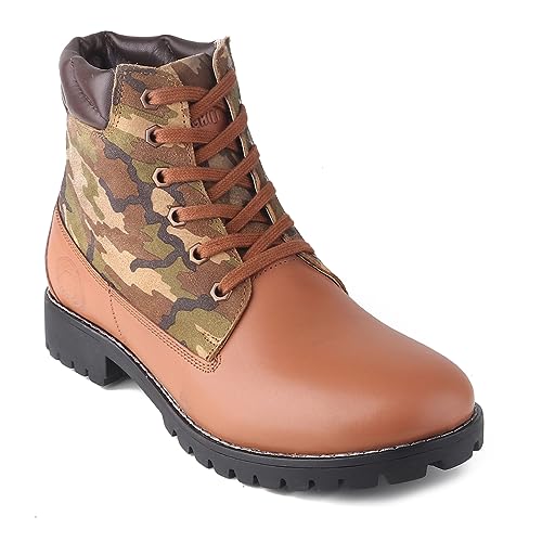 Image of Red Chief Leather Casual Boots for Men