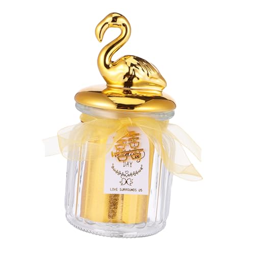 Ciieeo Caja De Dulces Transparente Tarro De Vidrio Para Bodas Almacenamiento De Bocadillos Decorativo