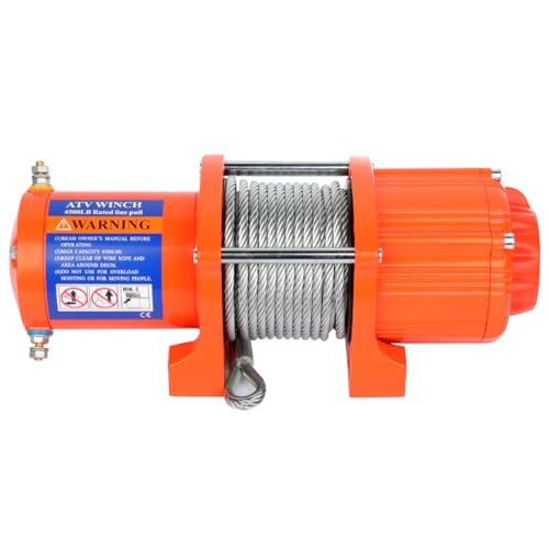 Torno Eléctrico 4500LB 12V con Control Remoto miniatura 2