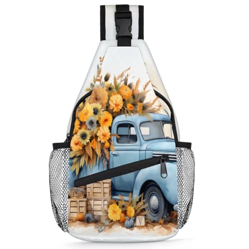 Bolso tipo sling unisex para viaje y senderismo