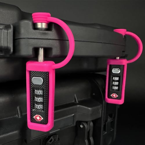 Image of LAFENLIN TSA Approved Firearm Travel Case Locks, Gun Case Hard Pistol Cases Lock Gun Carrying Case Lock, Cut-Proof Case TSA Padlocks for Rifles /Revolver /Handgun /Camera Hard Cases