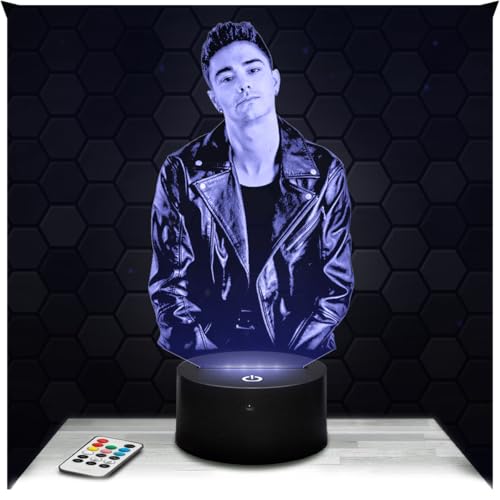Lampephoto.fr - Lampe 3D Axel Marbeuf Star Ac, Veilleuse Tactile Led, Effet Hologramme 3D, Idée Cadeau Noël Anniversaire Homme Femme, Objet décoration...