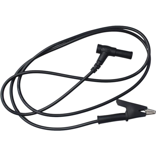 Image of FDXGYH 2pcs Multimeter Testing Probe L Type Banana Male Plug to Alligator Clip Test Cable Wires Meter Leads (Black + Red)