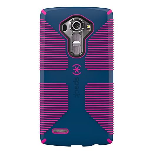 Speck Products Candyshell Grip Cell Phone Case for LG G4 - Deep Sea Blue/Lipstick Pink