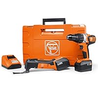 Fein Combo ASB14-AFMM14 Cordless Hammer Drill with Battery Powered MultiMaster includes 2 x 4.0Ah Batteries