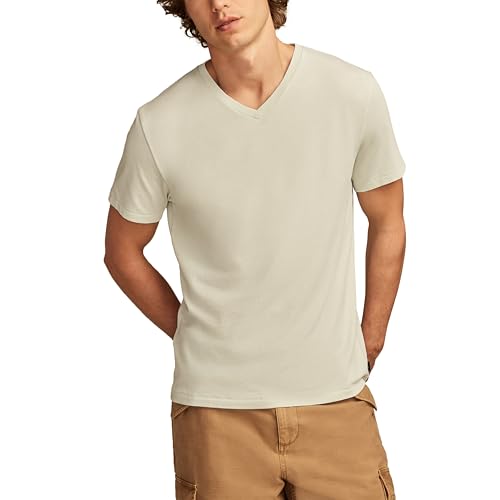 Image of Lucky Brand Men's Venice Burnout V Neck Tee