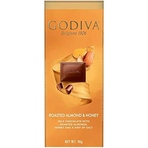 Godiva Milk Chocolate Almonds Bar 90g