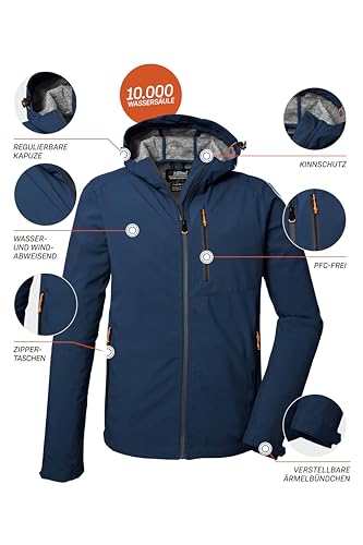 Veste d'extérieur Hommes killtec KOS 259 MN blouson softshell technique dark blue XXL - 3