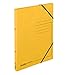 Produktbild Original Falken Ringhefter mit Gummizug. Made in Germany. Aus extra starkem Colorspan-Karton 2 Ring-Mechanik DIN A4 Füllhöhe 14 mm gelb Ring-mappe Ringbuch Hefter ideal für Büro und Schule