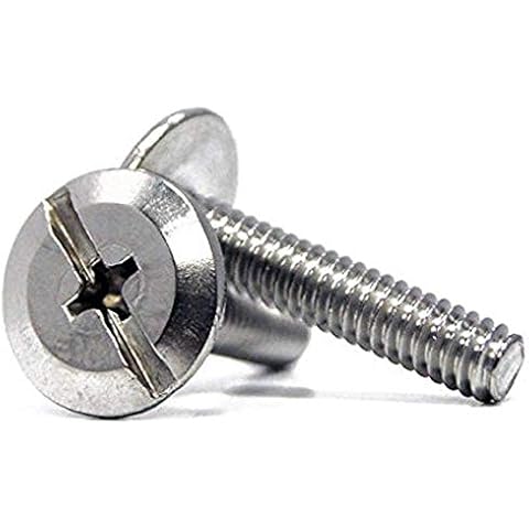 Shorpioen 25-Pack 1/4 x 1-1/2 Sidewalk Bolt Stainless Steel BC-SWBSS1420112 Cover