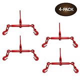 DC Cargo Mall 4 Ratchet Chain Binders 5/16 Inch - ⅜ Inch | 5,400 Working Load