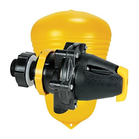 Jobe Valves Megaflow Valve with DLT, 3/4", Yellow/Black Cover