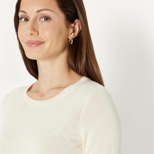 Image of Amazon Essentials Women's Long-Sleeve Lightweight Crewneck Sweater, Flattering (Available in Plus Size)
