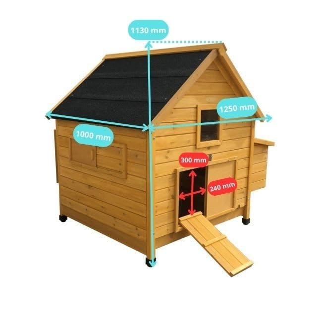 Animal Valley - Poulailler Cémani L - Bois et Shingle - L...