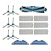 XIAOXIN Home Appliance Filter Kit Hauptrolle Seitenbürste HEPA Filter Ersatzteile für Cecotec Conga 1290 1390 Roboter Staubsauger Ersatzzubehör Kleine Hausgeräte-Teile (Color : As Shown)