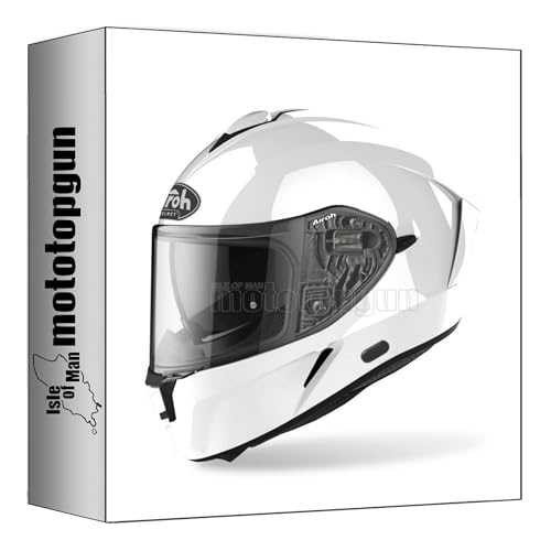 Casque Airoh Spark 2 Blanc pour réduire la fatigue et rouler protégé