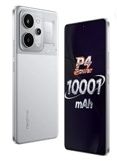 realme P4 Power 5G Smartphone, Trans Silver, 8GB RAM, 256GB Storage, 10001mAh Battery, 6.8 Inch Display, Triple Camera - Amazon product rated Grade A