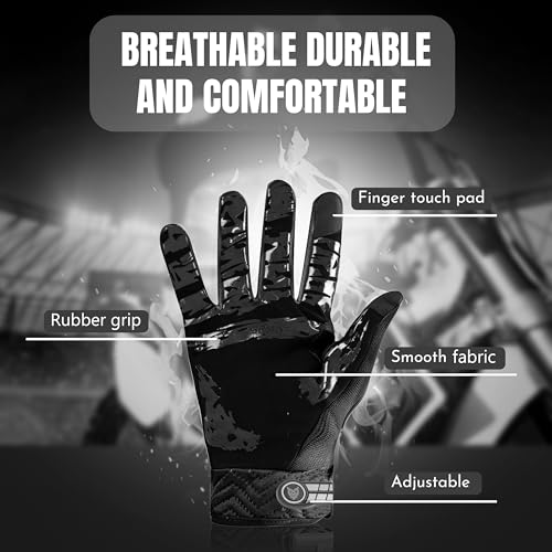 Image of BADOWL Carbon Fiber PVC Knuckle Protection Riding Gloves | Touchscreen Sports Gloves with Anti-Slip Grip | Breathable, All-Weather, (Grey, XL)